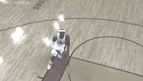 Sex -heat:  LeBron’s crazy 360 dunk.  pictures