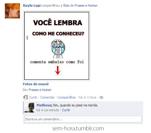 trollagem-mode-on:  Minha reação:  Reação eterna:  (sem-hora) 