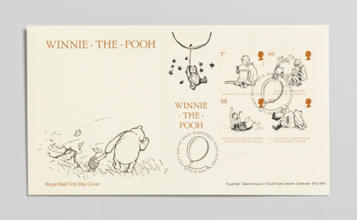 Magpie Studio magpie-studio.com Excellent execution of Classic Winnie the Pooh stamps by London agen