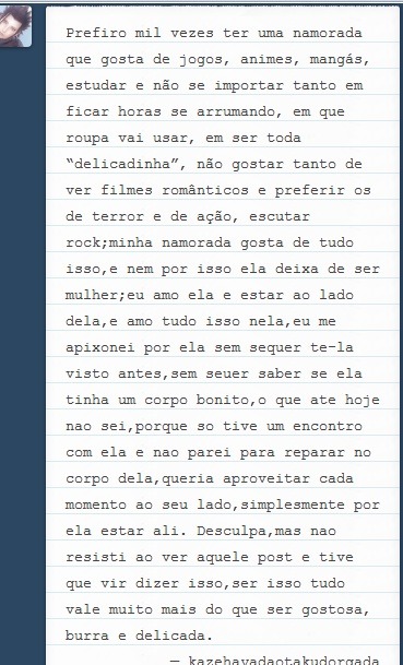 thecherokeerose:   Que lindo. ;-; Não resisti, precisei tirar print.  eu tenho muito