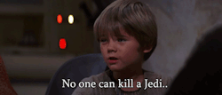 srnokemeth:  Anakin you are responsible for the death of 98% of the Jedi Ordor