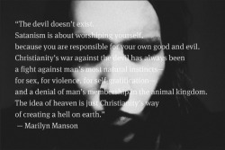yourmaj3sty:  Marilyn Manson 
