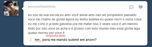 euamopipoca:  Você nem imagina como um simples “hm” pode doer. 