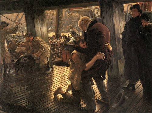 theearofvangogh: The Prodigal Son in Modern Life: The Return [1882] James Tissot [1836-1902]