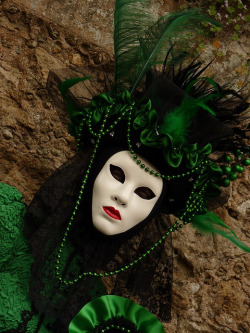 myvenetianmask:  Green glamour 