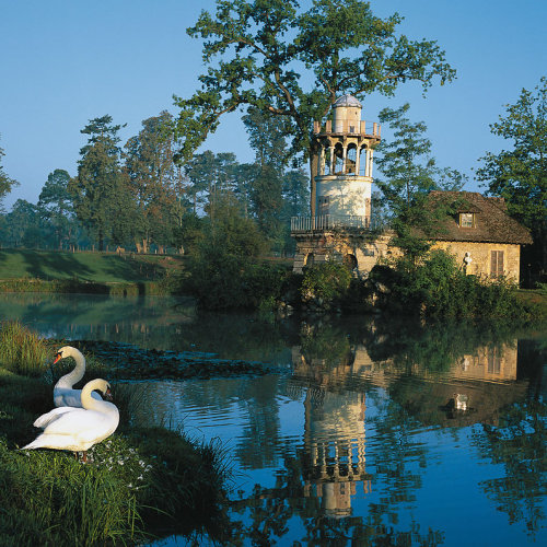 a-l-ancien-regime:‘Hameau de la reine’, the little cottage of Marie Antoinette in Versailles.