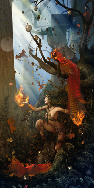 andrea-the-great:  Waking Autumn by =NightsongWS