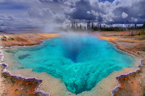 earth-song: The Deep Blue Hole In Yellowstone” by Kevin McNeal