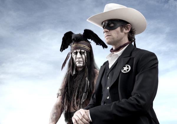 First look at Armie Hammer and Johnny Depp in The Lone Ranger
I’m really digging Johnny Depp’s Native American look. He looked like he could have played opposite himself in Dead Man, except Gary Farmer was so fucking good in that movie.
Via