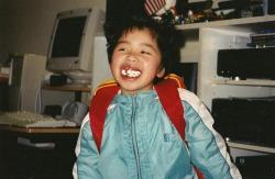 Kindergarten days those fake teeth from the