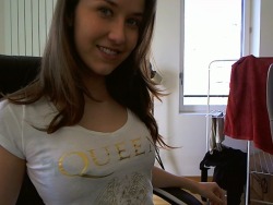 Devant ma webcam ce matin :)