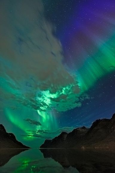 theozguron:  Northern Lights, Norway.  