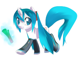 yf222:  IT’S MIKU PONY 