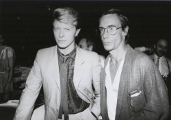 tornandfrayed:  David Bowie & Iggy Pop,