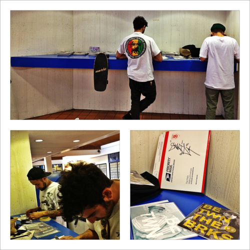 Hard at work. For bboys by bboys. You order we ship. www.betwnthebrks.bigcartel.com