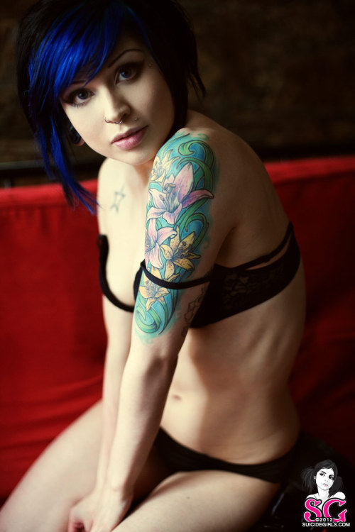 thedarksideofgruff:  Grenade - Soft Shock              Click Here For More Suicide girls