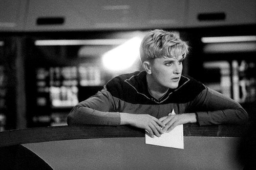 meganleestudio:Pt. 2 - Rare photos from behind the scenes of Star Trek: The Next Generation (more at