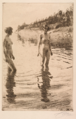 cavetocanvas:  Anders Zorn, Shallow, 1913