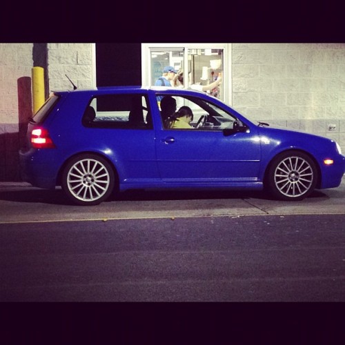 Saw this beautiful sight when I was leaving work. I died… #VW #Golf #car #stancenation #stanceworks  #photography  (Taken with instagram)
