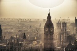 allthingseurope:  London Eye to Big Ben (by