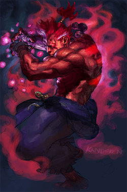 souzaty:  Gouki Akuma Artwork by Kandoken