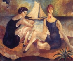 missfolly:  The Bathers, 1925, by Almada Negreiros 