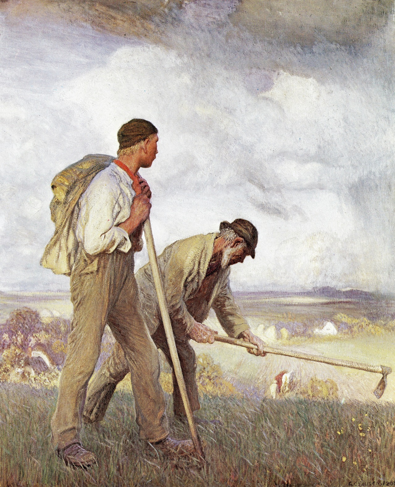 missfolly:  The Boy and the Man, by George Clausen (1908) 