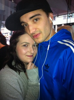 Me &amp; Tom. Glasgow. 27th February 2012.Just before this was took he was laughing at me being drunk the night before LOL. 