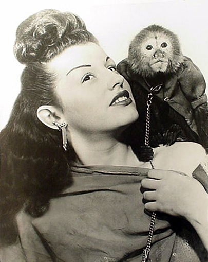 Porn photo Sally Lane  (and her Monkey) 