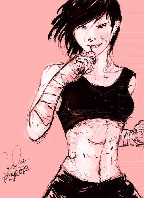 totallybiased:pitiful-addiction:Cassandra Cain, ‘nuff said.Now in full-view.Art by moi. Oh, wow. *__