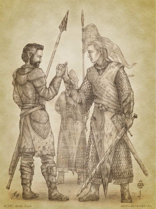 tolkienianos:  The sons of Finarfin bore most heavily the brunt of the assault, and Angrod and Aegno