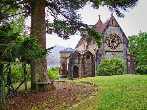 bluepueblo:  Ancient Church, The Highlands, Scotland photo by kimb 