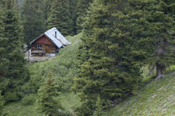 cabinporn:  Remote mining cabin in central