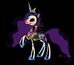 buckyeahmylittlepony:  Dia de Muertos by