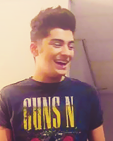  Zayn Malik → Laughing. 