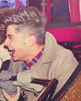  Zayn Malik → Laughing. 
