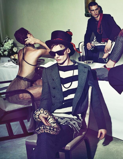 Lanvin, SS 2012 Campaign Marte Mei van Haaster @ IMG Angus Low @ Next Model Management Johannes Sch