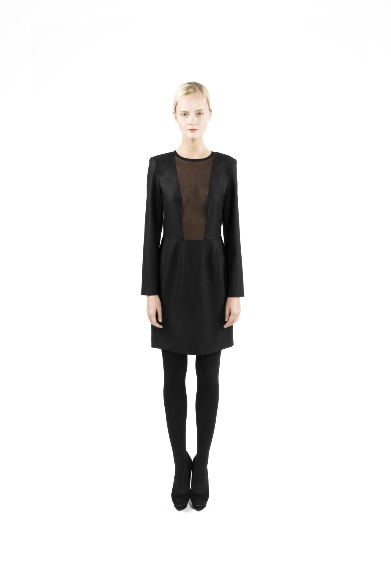 ☁ TriangleTrees POPUP Shop ☁ (Silk crepe panel dress. 100% silk + 100% ...