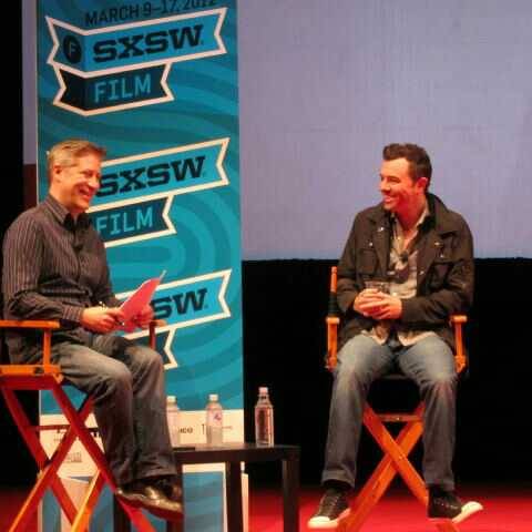 seth at the film festival in Austin, Texas