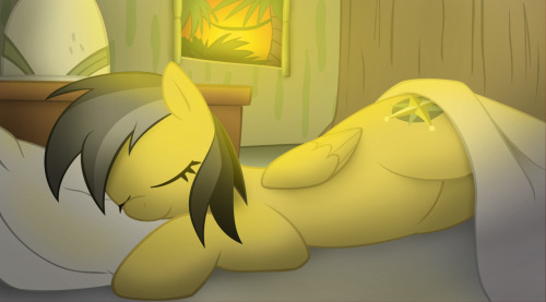 shhh guys. She is sleeping. [THIS IS THE SFW VERSION WITHOUT GENITALIA - REAL VERSION IS HERE] This would make a nice background, doncha think? credit goes to haiku (<3) for making the linearts for this uber sexy Daring Do picture. All I did was just