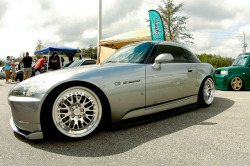 itstriixxx:  vinooo:  S2000 on CCW Classics - Titan Motorsport Open House by jasonjones727 on Flickr.  I debating wether to find a S2, e38, or e36 m3 
