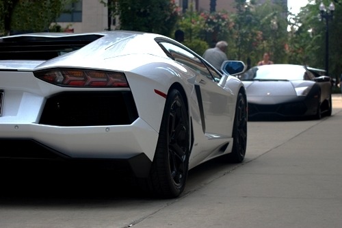 johnny-escobar:   Aventador &amp; Murcielago 