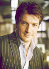 cloudinsky70009:  minaviendha:  _Nathan Fillion_  ruggedly handsome 