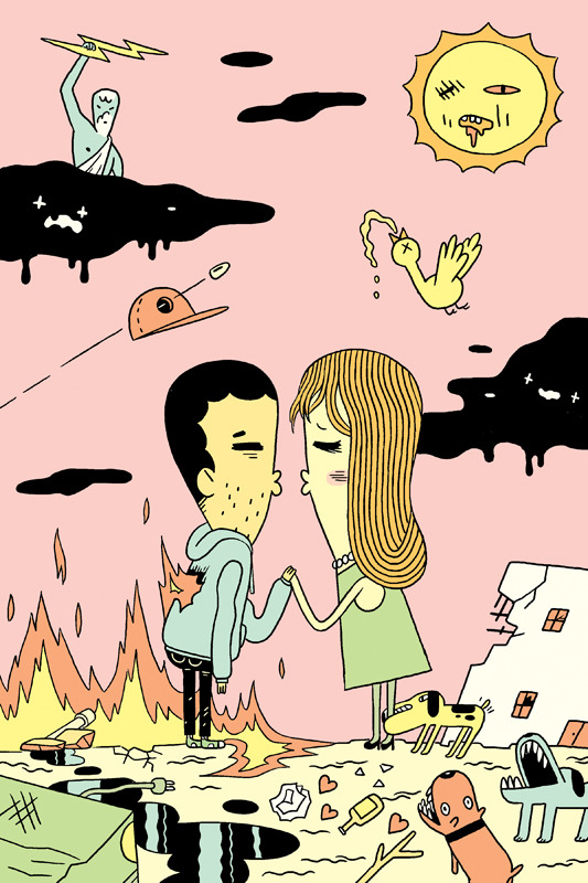 kingtrash:  unused illustration for a project that fell through  Caminar ante todo,
