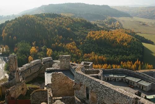 Panoramic view from Spis Castle, a Unesco World Heritage Site in Slovakia (by TurtleBee-X-24).