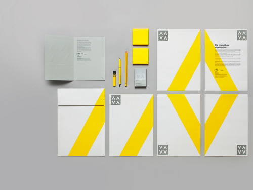 More showcase from BOND.Bold yellow and simplicity screams positivity for an IT company identity - A