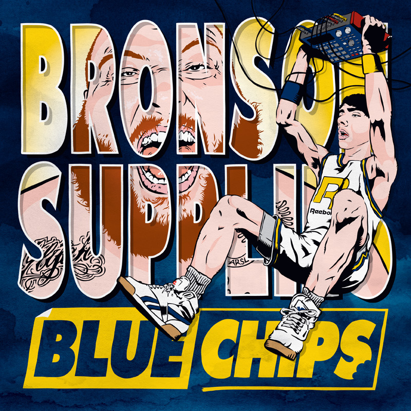 Action Bronson x Party Supplies | Blue Chips (artwork by @DustLaRock) | tracklisting