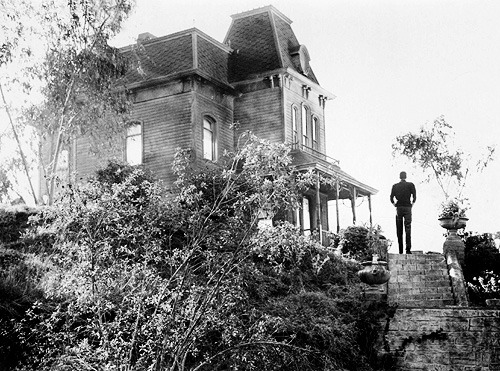 Porn  The Bates house in Alfred Hitchcock’s photos