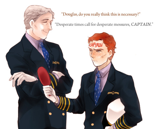 quoth-raven-blog: The thing I love most about drawing Cabin Pressure, especially captain Crieff, is 