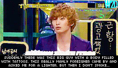 mandersyoo:  Since when does borrowing a lighter from an American mean you like them?